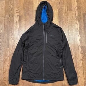 Outdoor Research Refuge Air Hooded Jacket Black Mens Medium